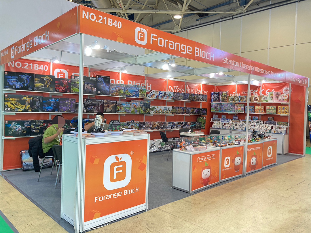 Forange Block presented at the MirDetstva2024 and the 50th Hong Kong Toys & Games Fair 0